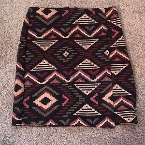 Hollister patterned skirt XS NWT
